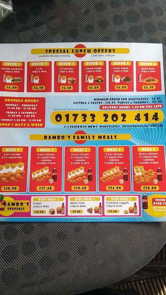 Menu_Rambo's Kebab House_Whittlesey_image_1