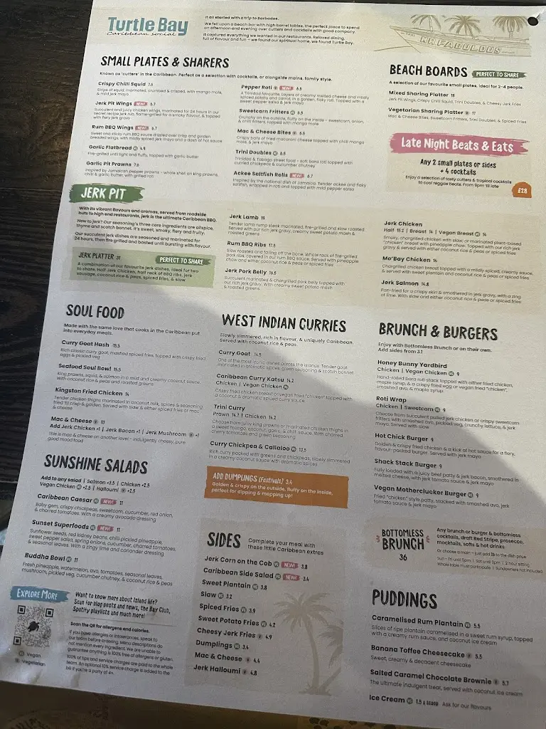 Menü_Turtle Bay Peterborough_Whittlesey_Bild_4