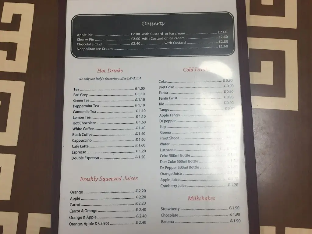 Menu_Wickford Cafe Restaurant_Wickford_image_1