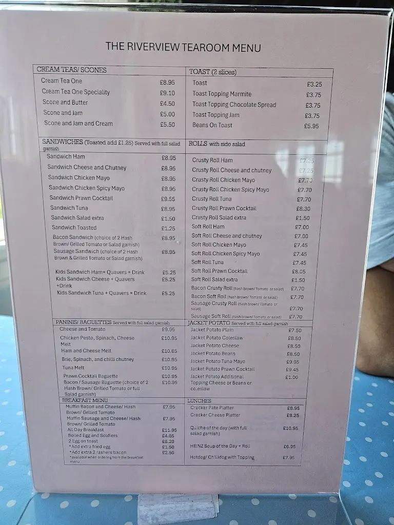 Menu_The Riverview Tearoom_Wickford_image_1