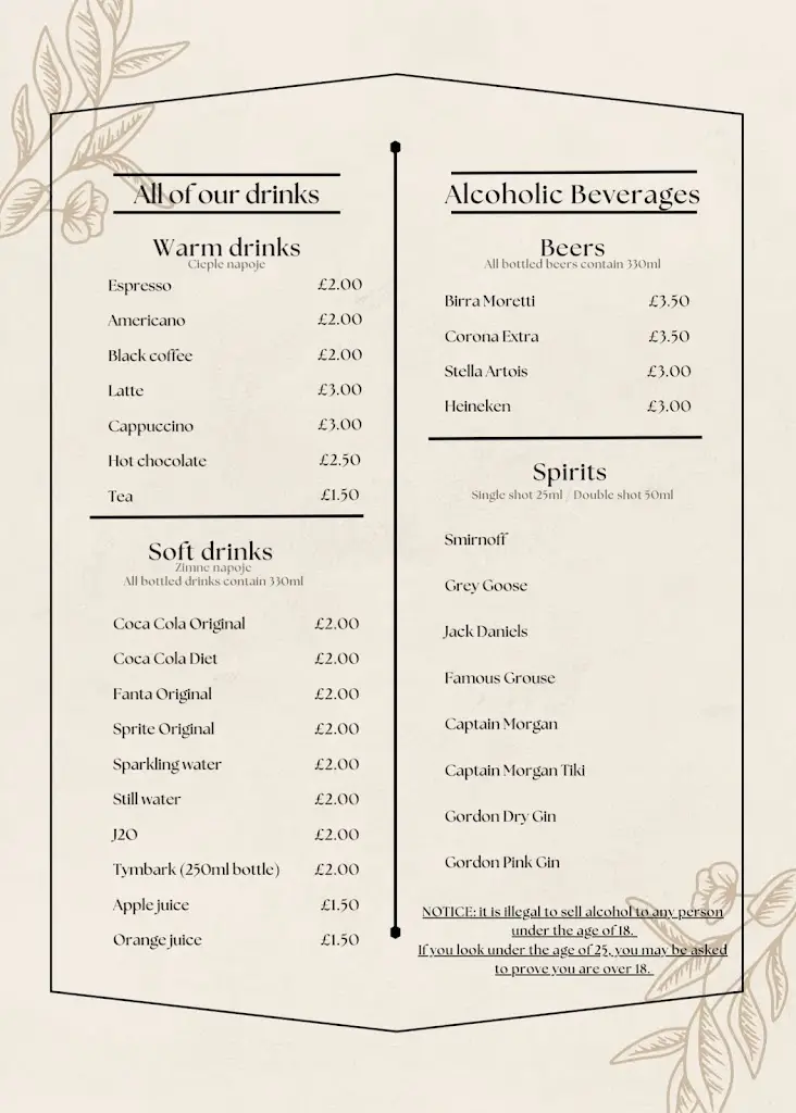 Menu_The Magic Pot Restaurant_Bedford_image_1