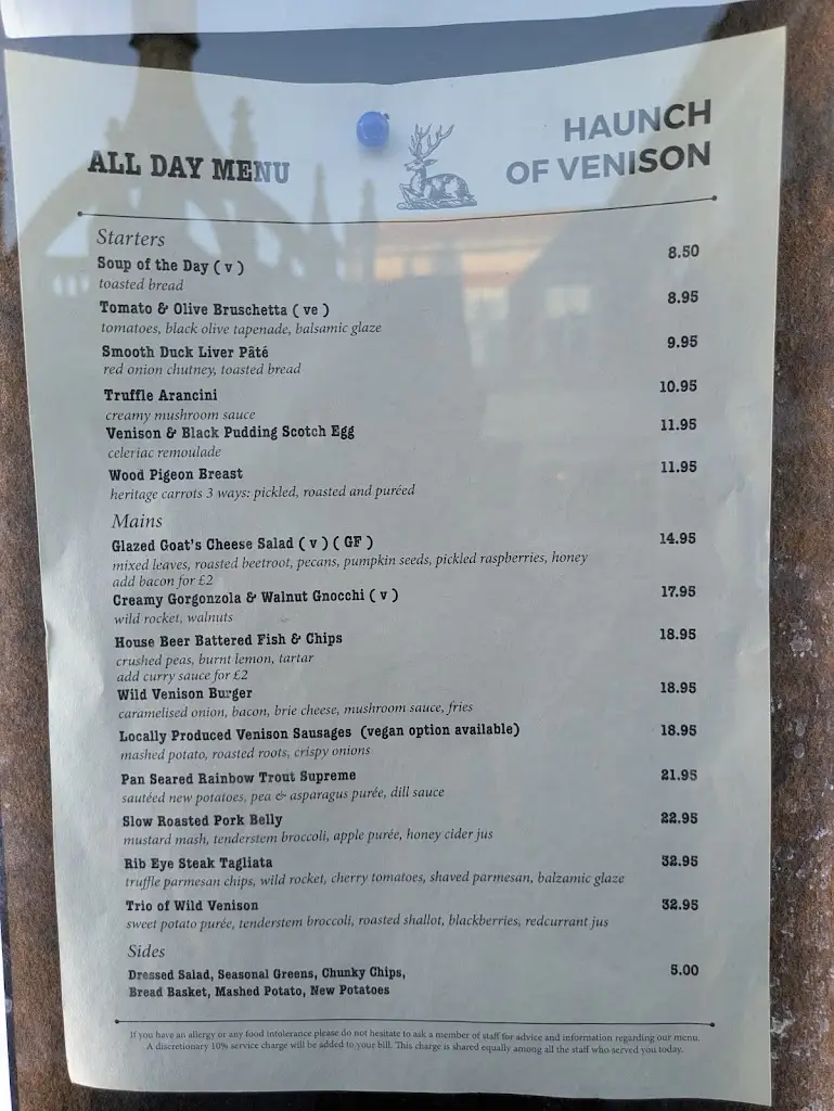 Menu_The Haunch Of Venison_Wiltshire_image_4