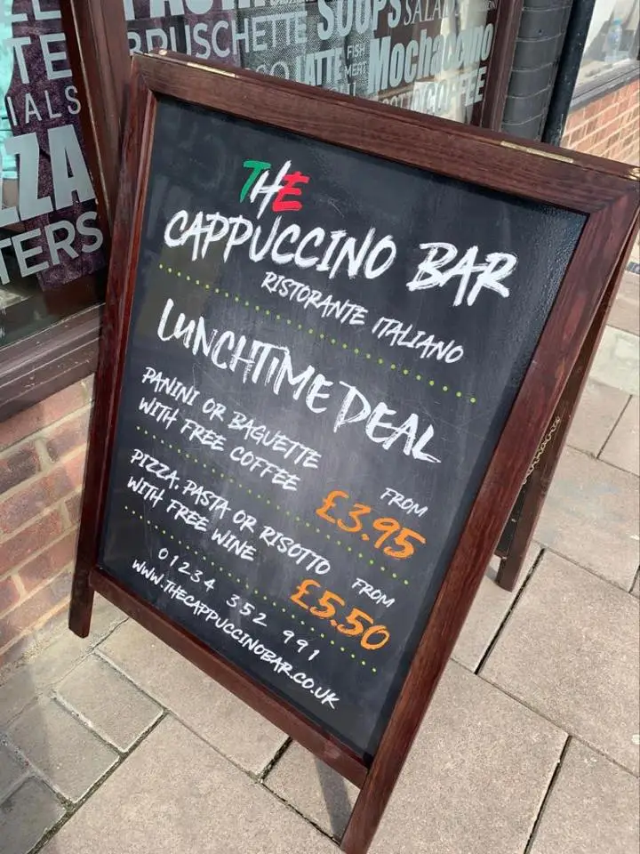 Menu_Cappuccino Bar_Bedford_image_1