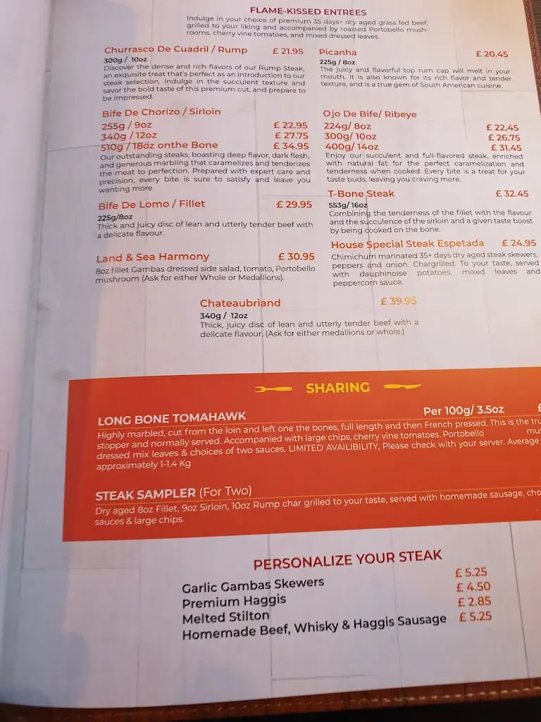 Menu_El Toro Gaucho - Bathgate_Whitburn_image_4