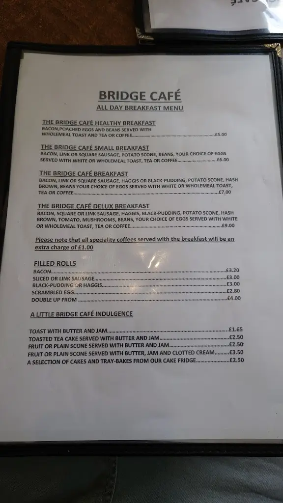 Menu_Bridge Cafe_Whitburn_image_1