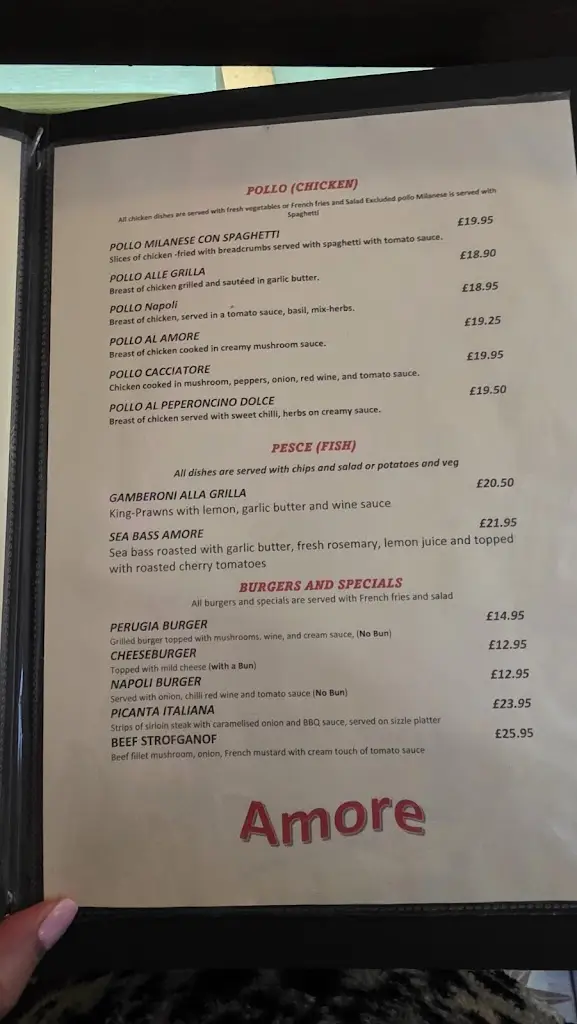 Menu_Amore Armadale_Whitburn_image_3