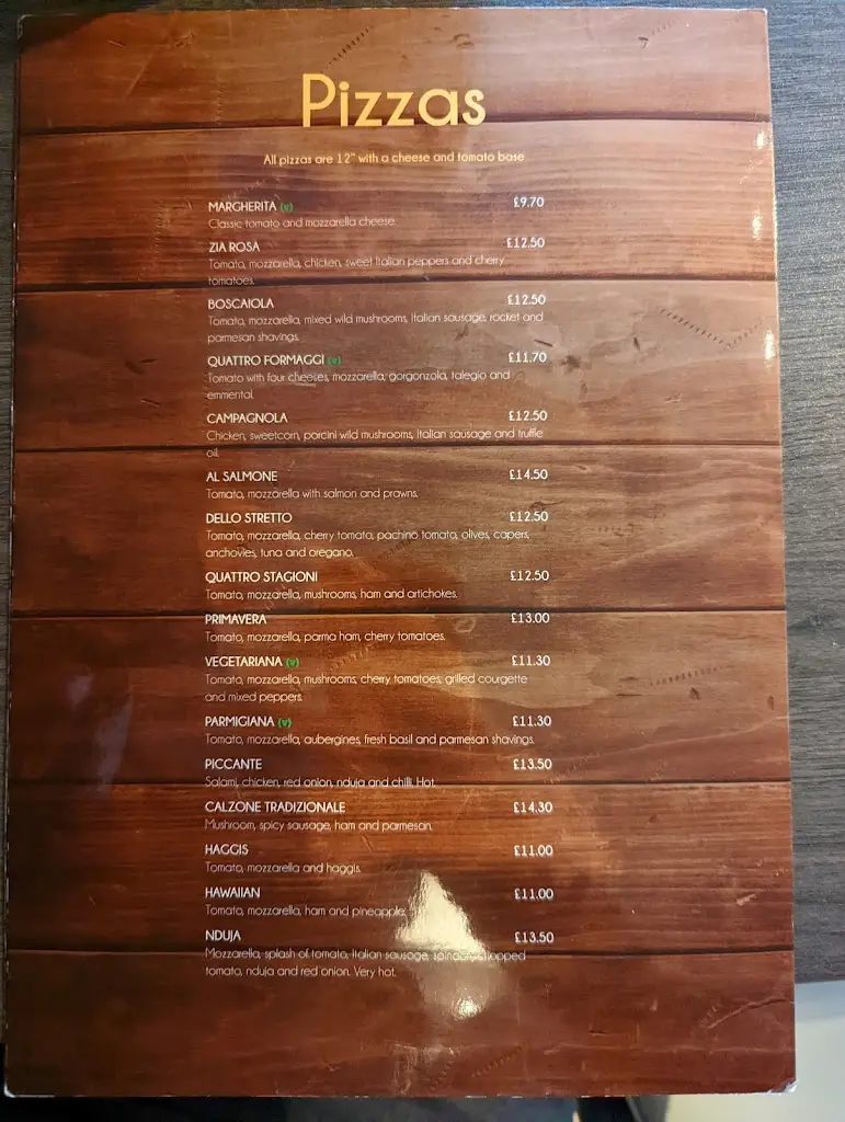 Menu_La Salute Ristorante Italiano_Whitburn_image_2