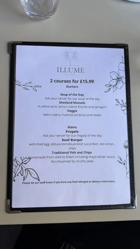 Menü_ILLUME BISTRO BATHGATE_Whitburn_Bild_2
