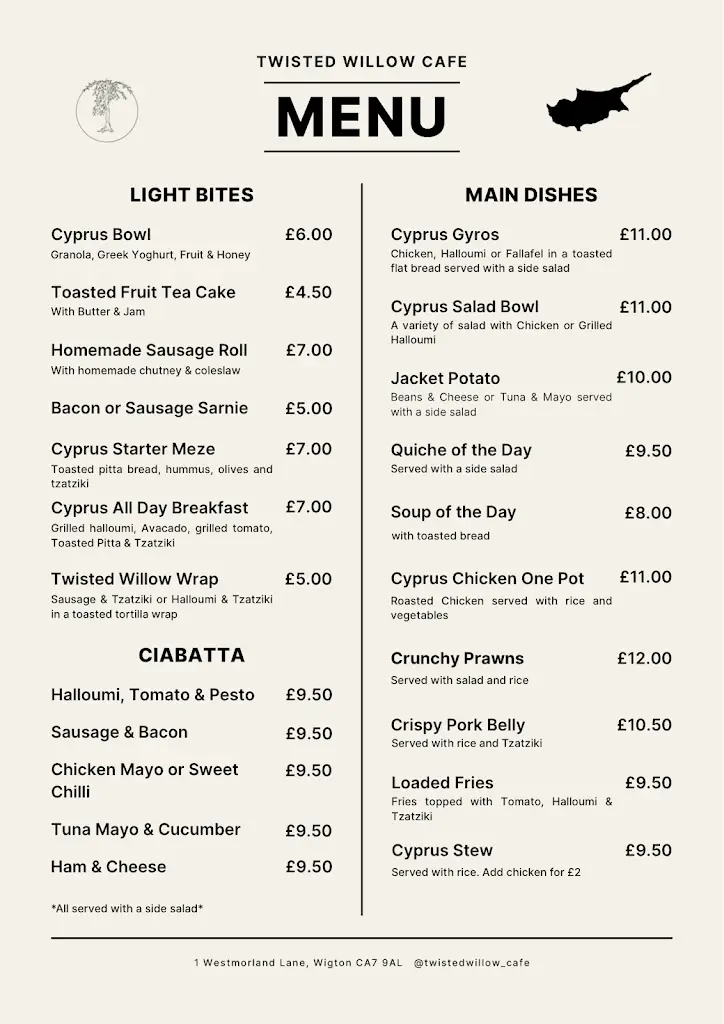 Menu_Twisted Willow cafe_Wigton_image_1