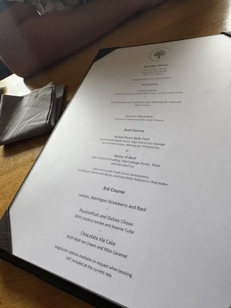 Menu_The Oak at Curthwaite_Wigton_image_2