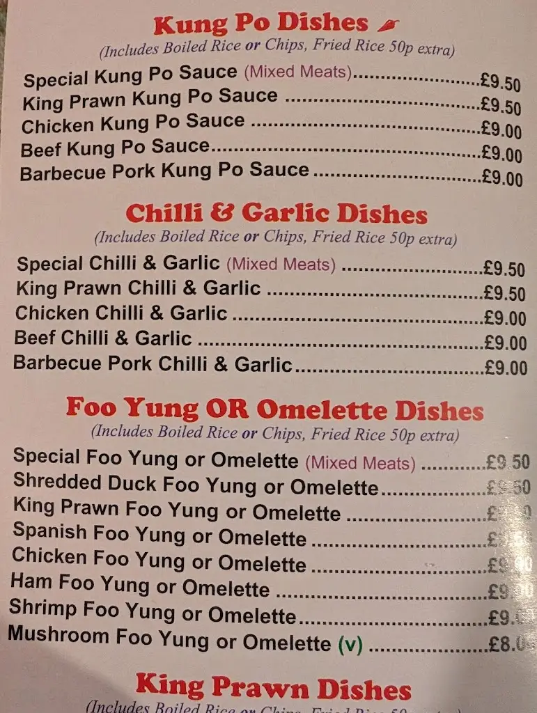 Menu_Pearl Palace_Wigton_immagine_2