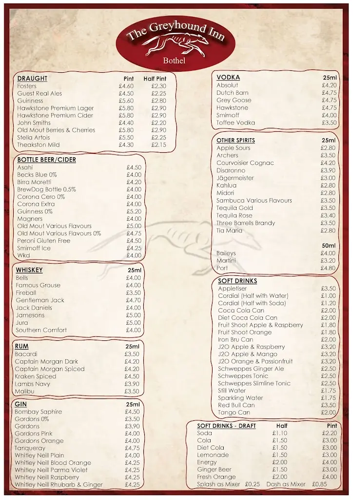 Menu_Greyhound Inn_Wigton_image_1