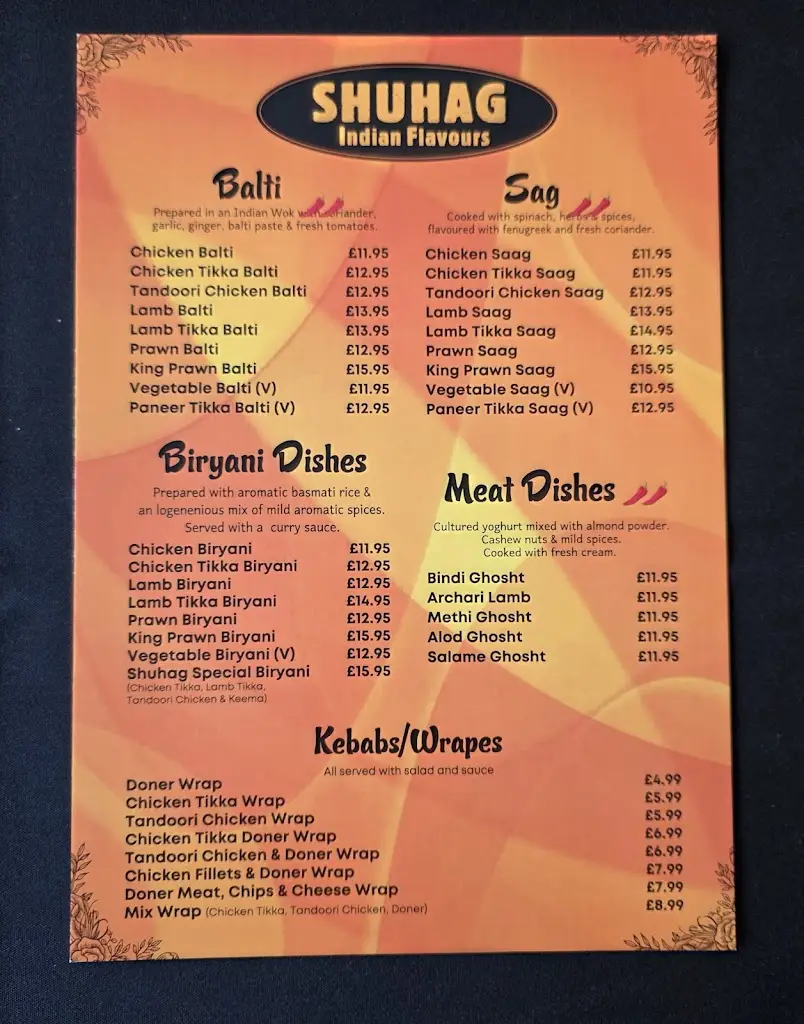 Menu_Shuhag Indian Flavours_Wigton_image_4