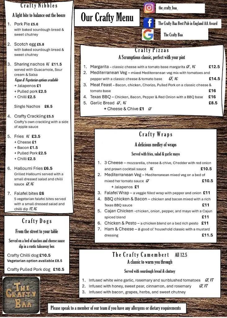 Menu_The Crafty Baa Windermere_Windermere_image_2