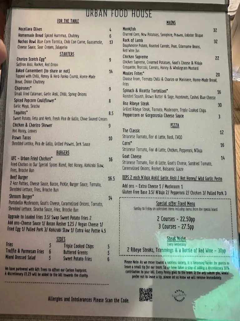 Menu_Urban Food House_Windermere_image_4