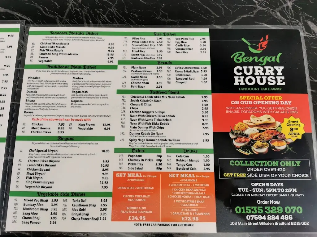 Kamal Riyani_Bengal Curry House_Wilsden_review