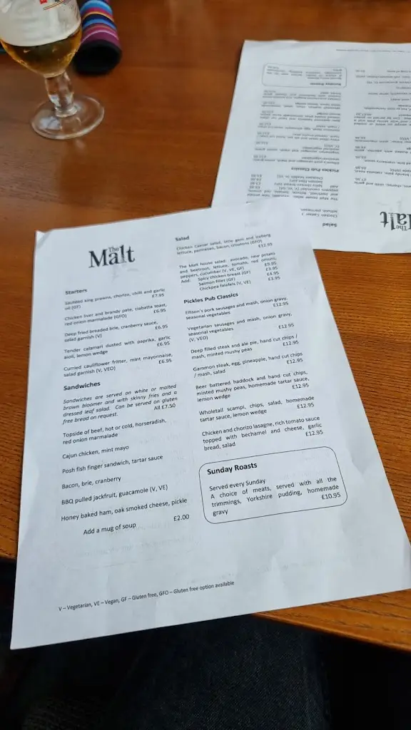 Menu_The Malt Shovel_Wilsden_image_1