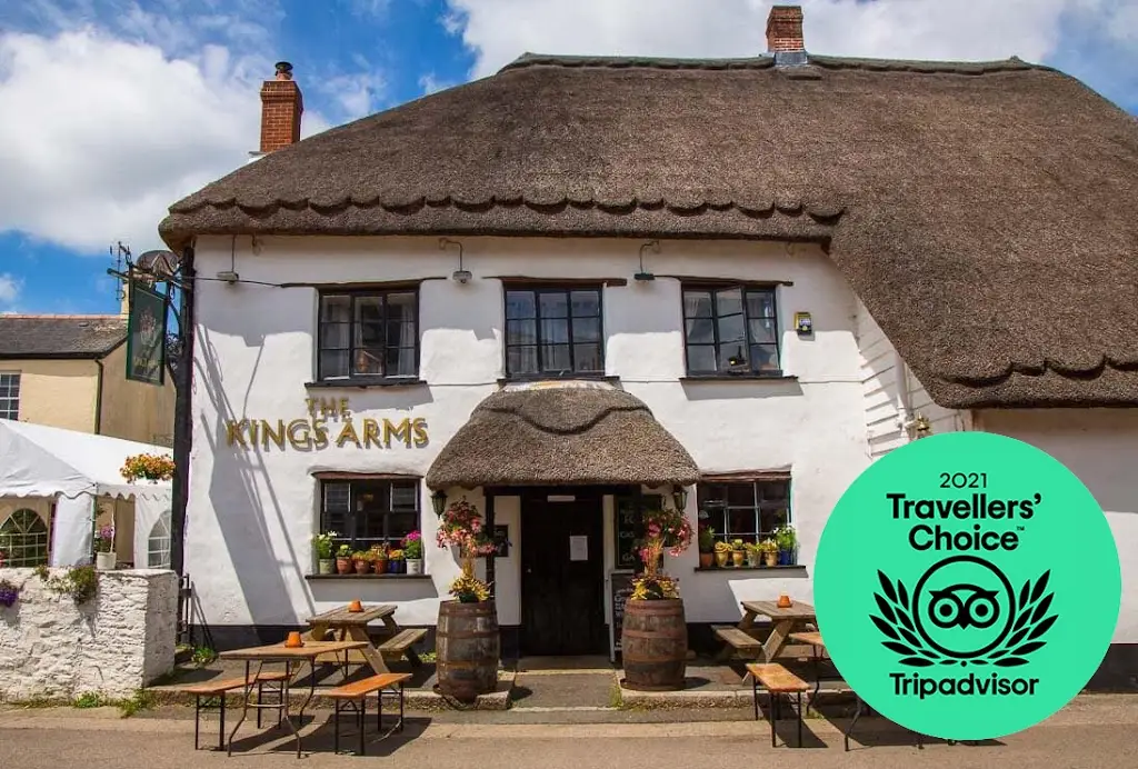 The Kings Arms restaurant in Winkleigh