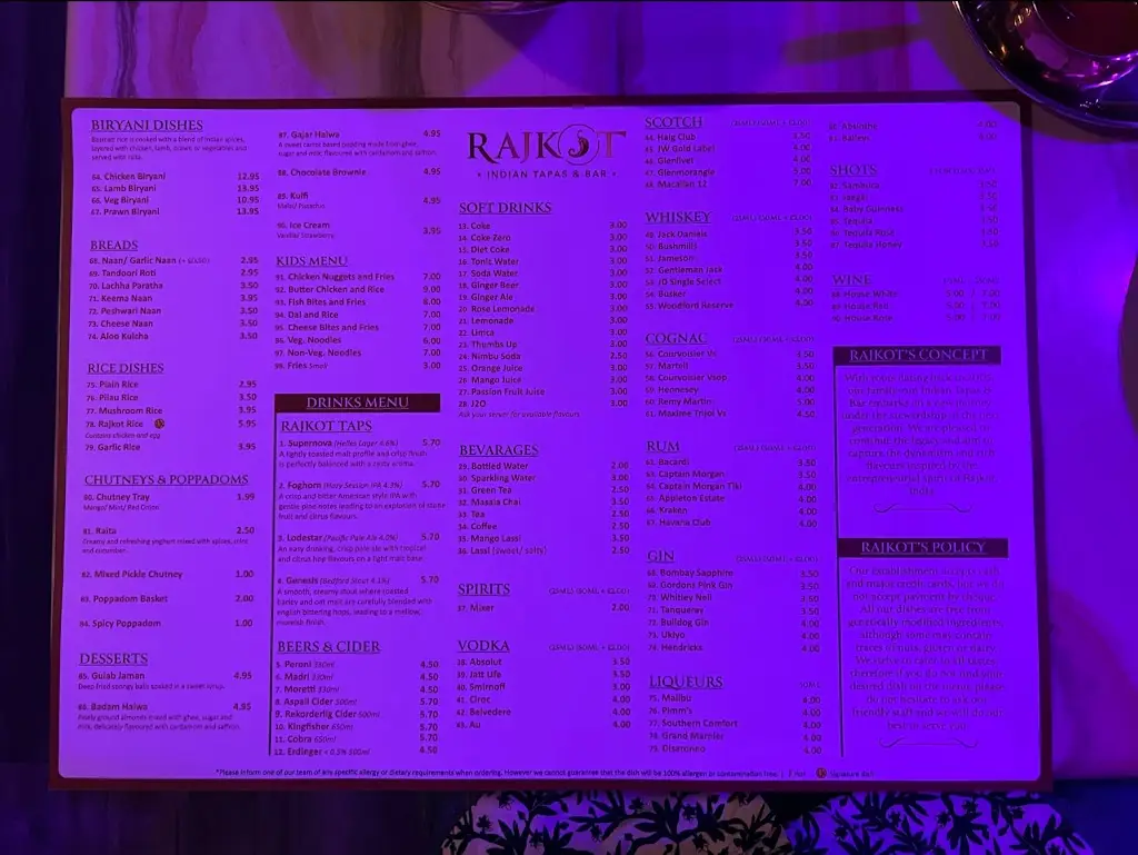 Menü_Rajkot_Bedford_Bild_2