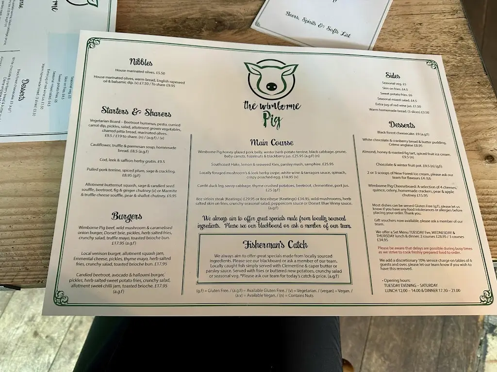 Menu_The Wimborne Pig_Wimborne Minster_image_4