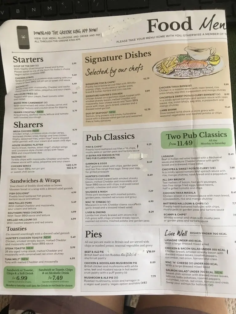 Menu_Coach & Horses_Wimborne Minster_image_3