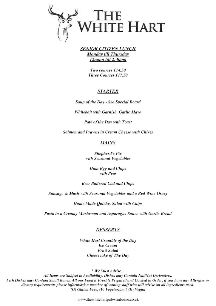 Menü_White Hart_Wimborne Minster_Bild_3