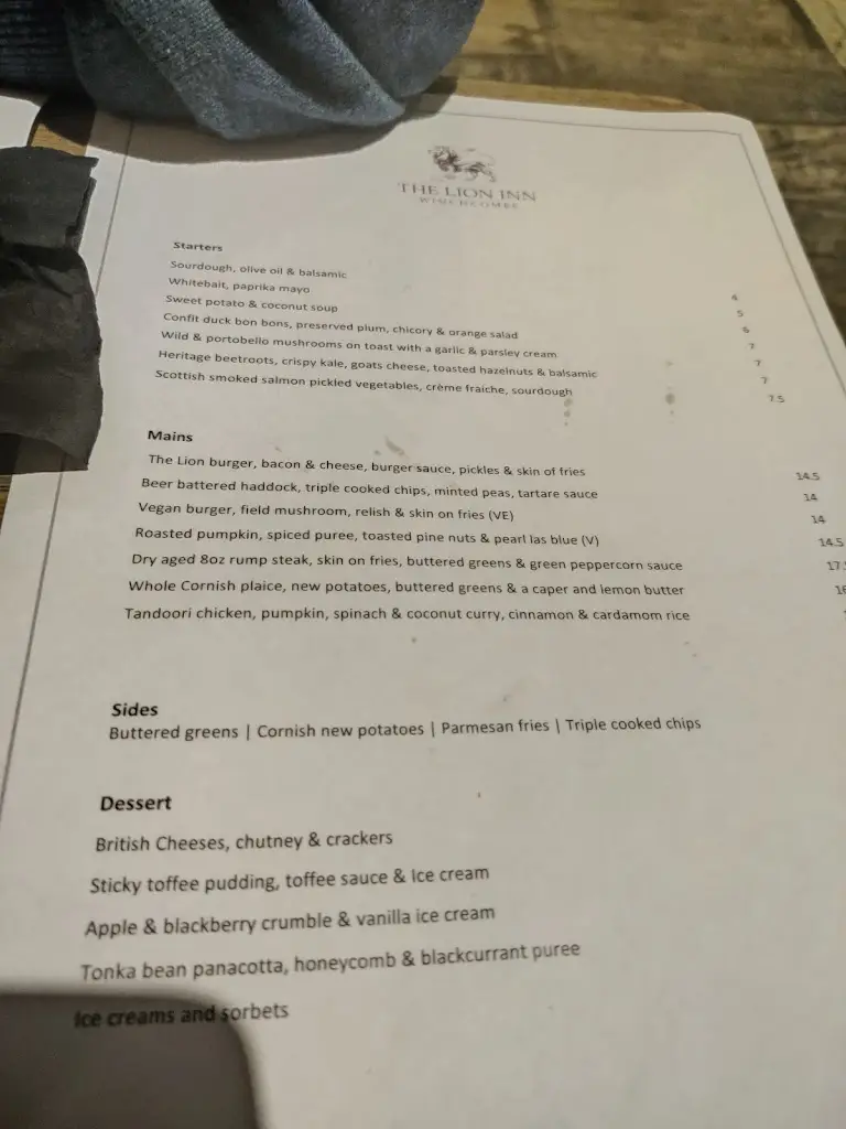 Menu_The Lion Inn_Winchcombe_image_4