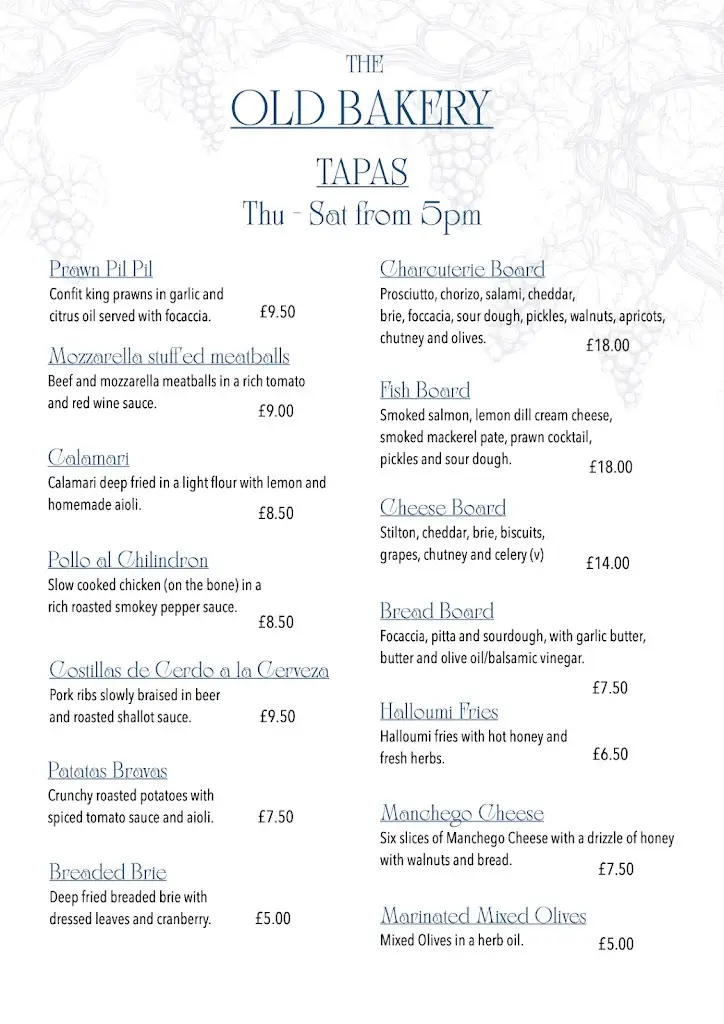 Menu_The Old Bakery_Winchcombe_image_3