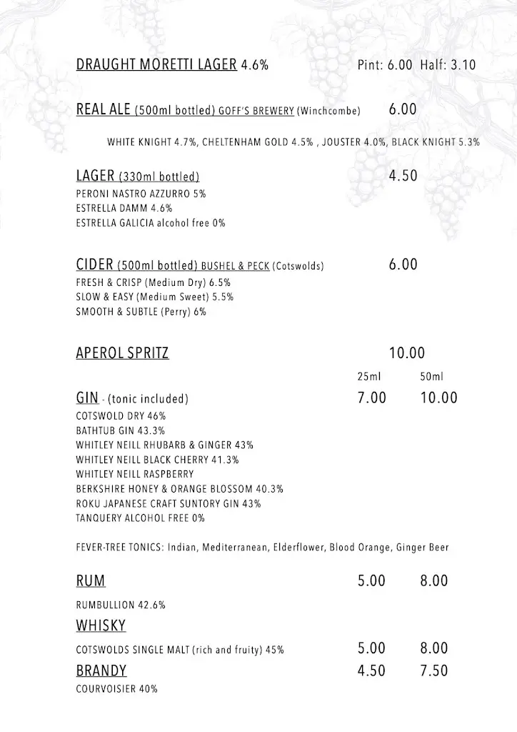 Menu_The Old Bakery_Winchcombe_image_4