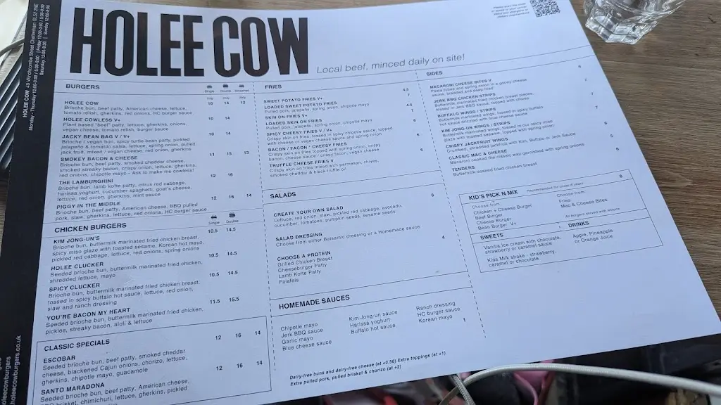 Menu_Holee Cow_Winchcombe_image_4