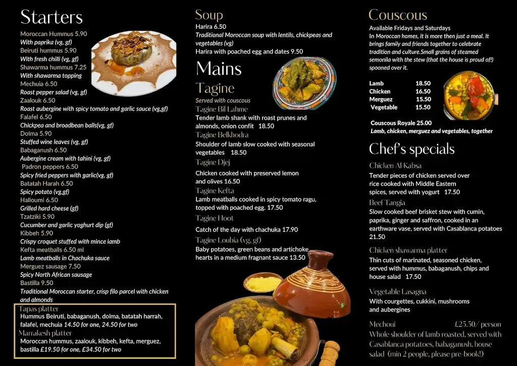 Menu_Casablanca Restaurant_Winchcombe_image_1