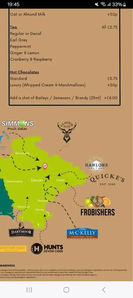 Menu_The Mitre Inn_Witheridge_immagine_3