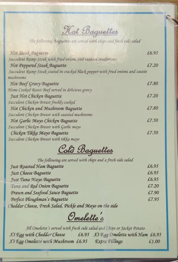Menu_The Spread Eagle_Withernsea_image_1