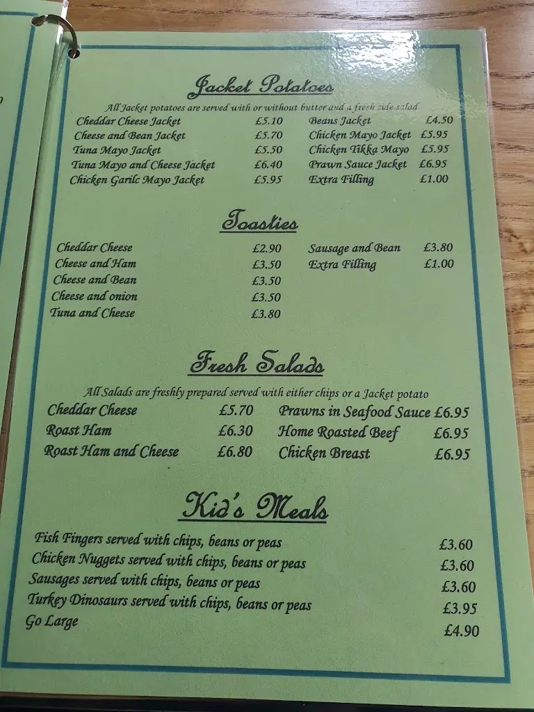 Menu_The Spread Eagle_Withernsea_image_3