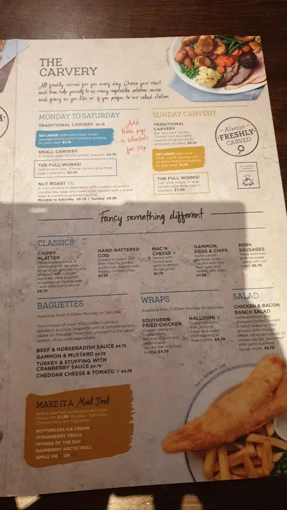 Menü_The Wharton Park Stonehouse_Winsford_Bild_2