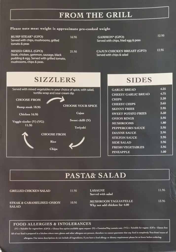 Menu_The Red Lion, Winsford_Winsford_imagen_3