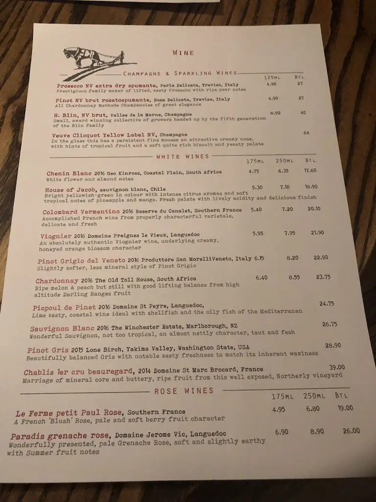 Menu_The Olive Tree At The Plough, Bicester_Bicester_image_4