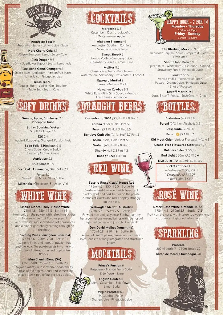 Menu_Bentley's Smokehouse_Bexhill-on-Sea_immagine_2
