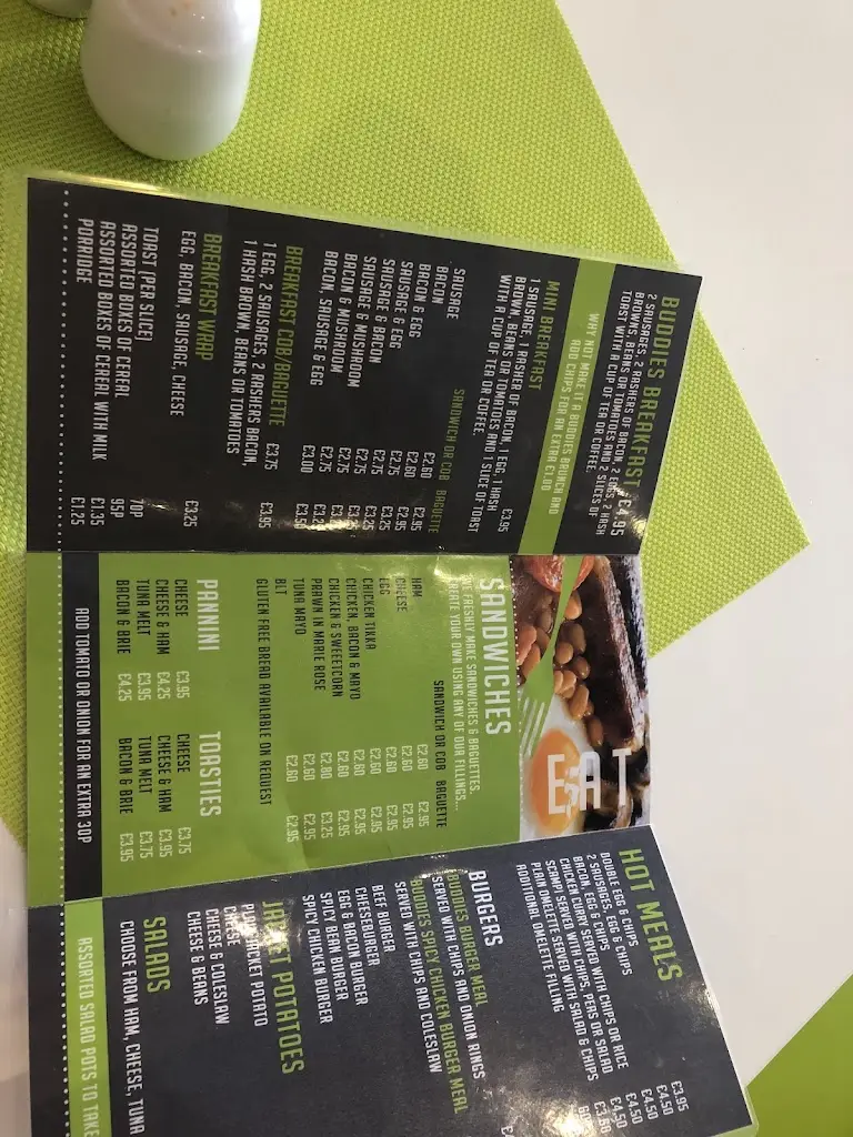 Menu_Buddies café_Wigston Magna_image_4