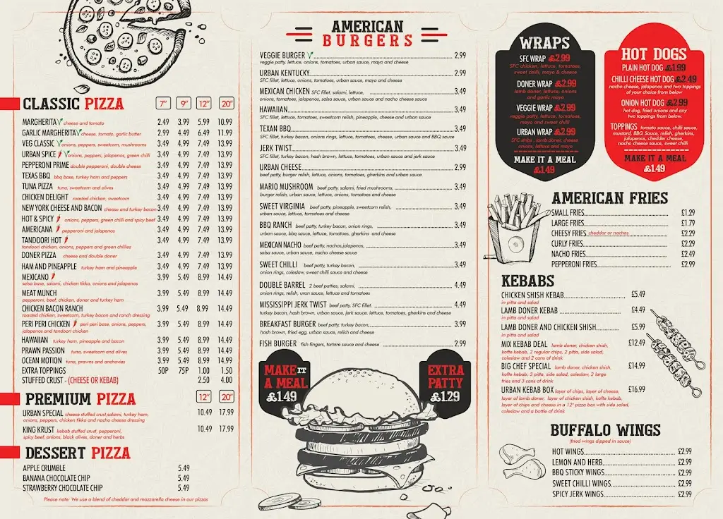 Menu_Urban Diner_Wigston Magna_image_1