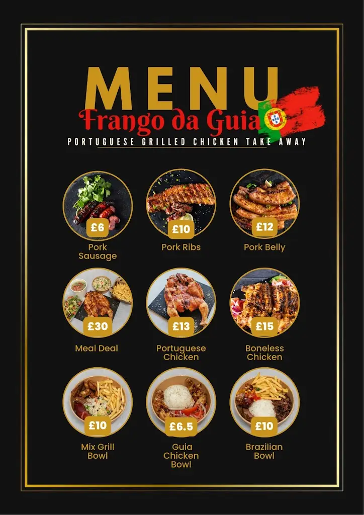 Menu_Frango da Guia Portuguese chicken BBQ_Wigston Magna_image_1