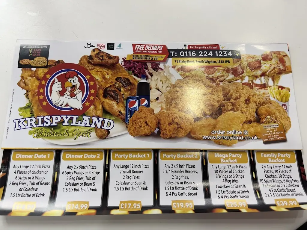 Menü_Krispyland_Wigston Magna_Bild_3