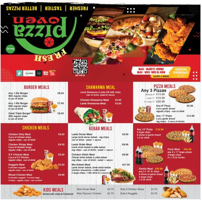 Menu_Pizza Oven_Wigston Magna_immagine_1