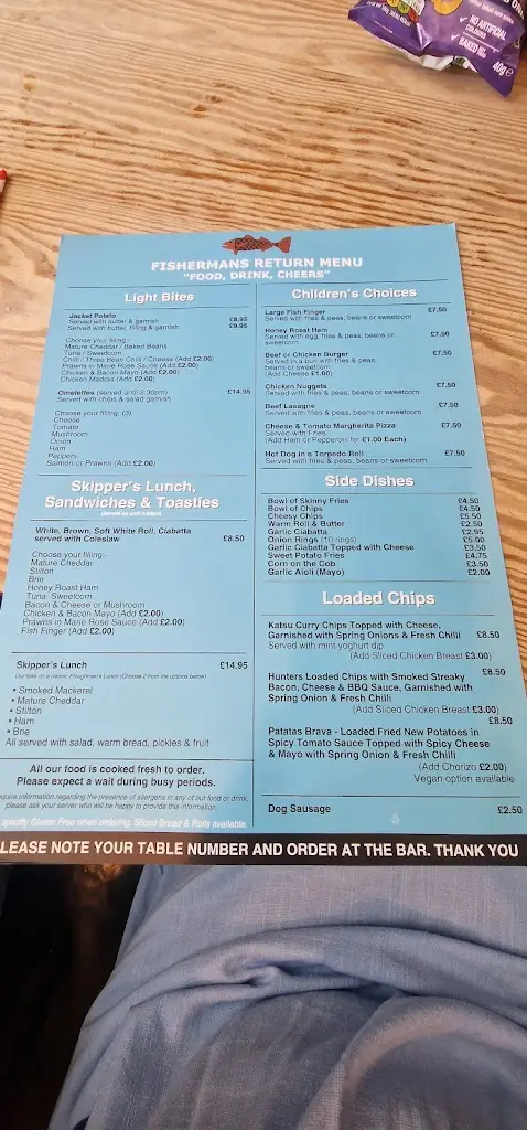 Menu_Fishermans Return_Winterton_image_3