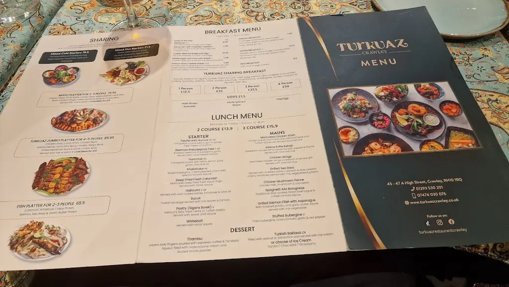 Menu_Turkuaz Restaurant Crawley_Bewbush_image_1