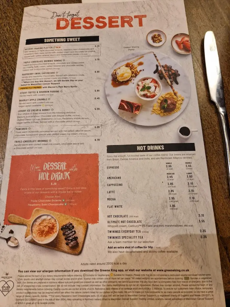 Menu_The Two Greens_Wolverhampton_image_1