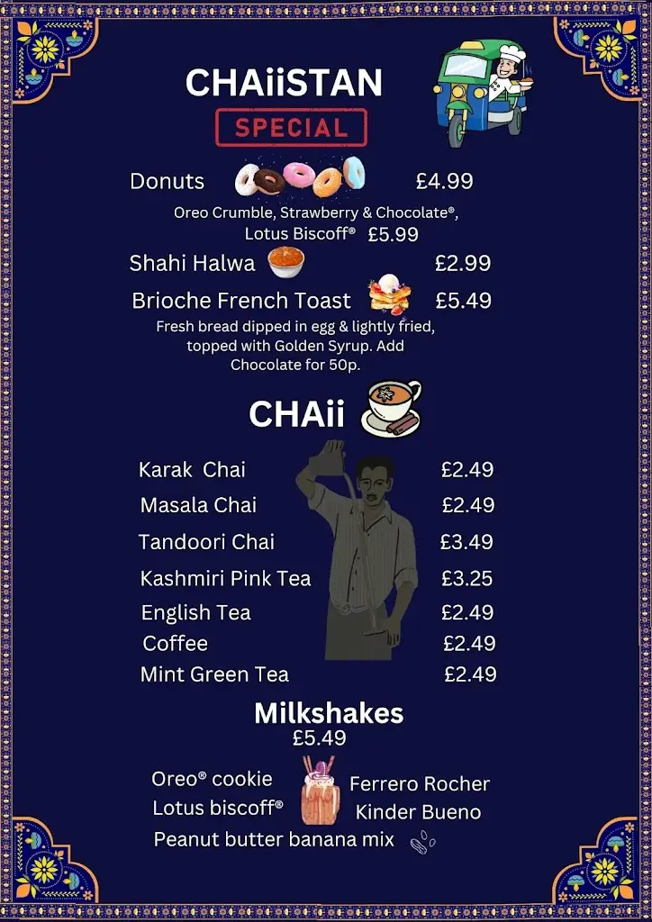 Menu_Chaiistan_Bewbush_image_1