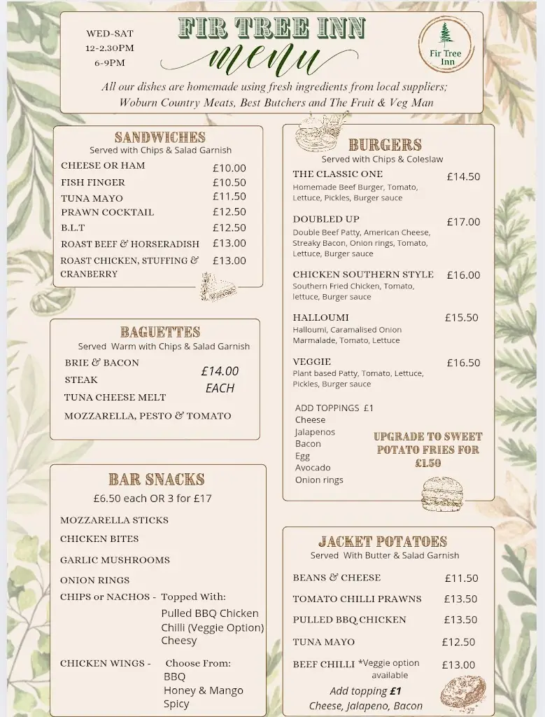 Menu_Fir Tree Inn_Woburn Sands_image_1