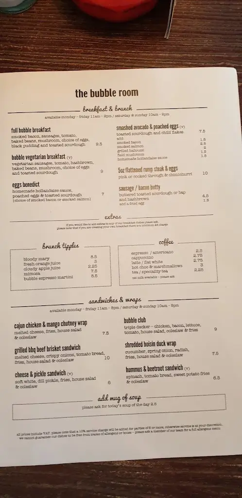 Menu_The Bubble Room_Alderley Edge_image_3