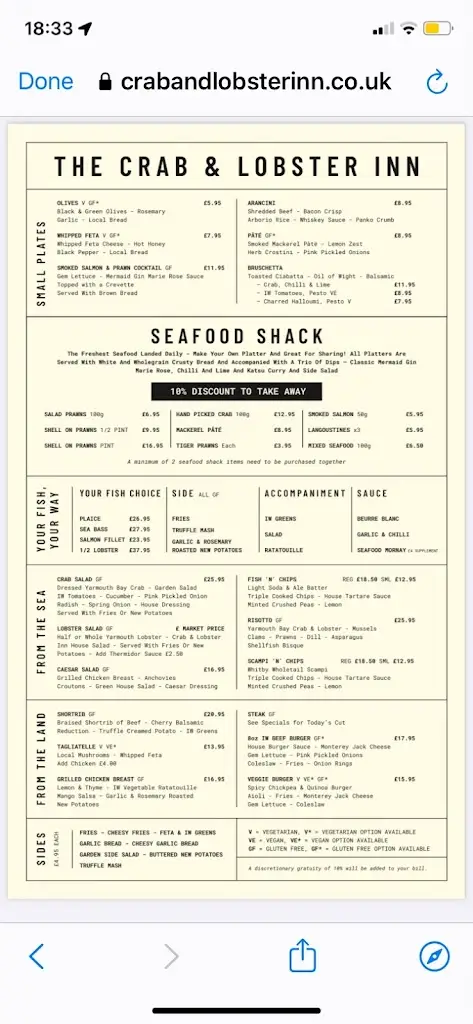 Menu_The Crab and Lobster Inn_Bembridge_image_3